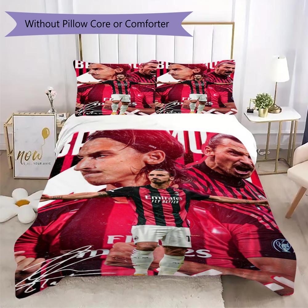 Former Associazione Calcio Milan athlete Zlatan Ibrahimović Home Decoration Soft Bedding Down Pillowcase Duvet Cover (without core) 1