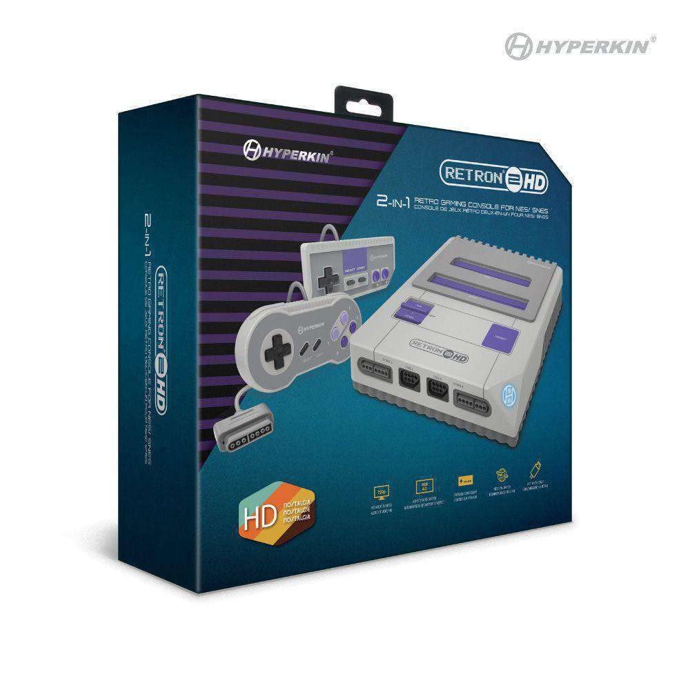 Hyperkin RetroN 2 HD Gaming Console for NES/Super NES/Super Famicom(Gray)