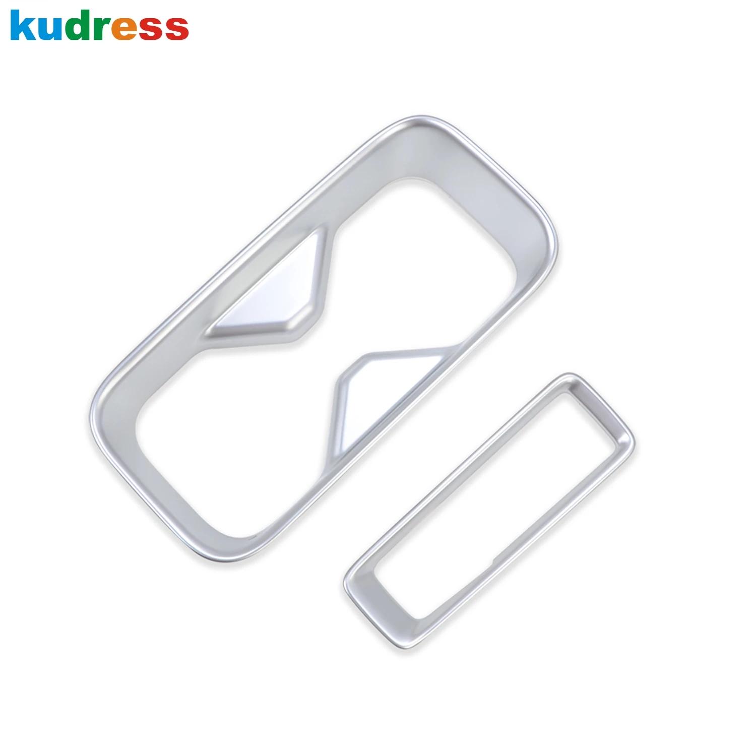 Car Front Console Water Cup Drink Holder Frame Cover Trim For Honda HR-V Vezel    2024 Black Interior Accessories ABS Matte