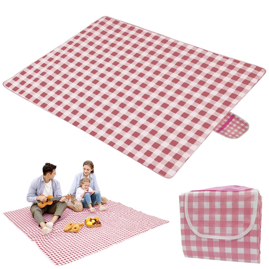 Picnic Blanket Beach Mat Extra 150X200Cm Sandproof Waterproof Camping Blanket Portable Travel Outdoor Indoor Family Bbq Grass