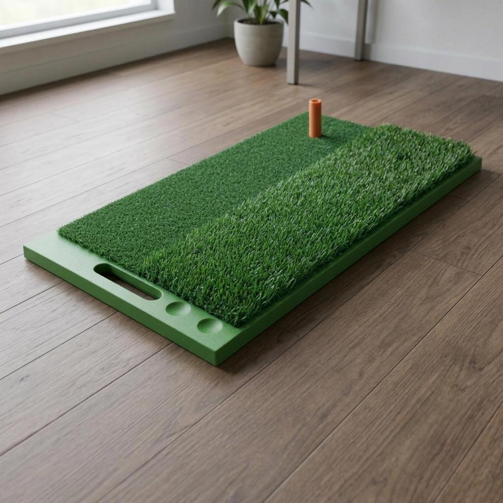 Golf Chipping Mat Portable Swing Green Turf Sports Gear