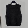 Women's V-neck Knitted Vest