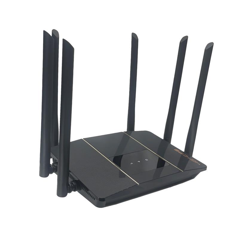

4G LTE Dual-Band WiFi Router with SIM Card Slot & Six Antennas for Home/Office US Power Adapter
