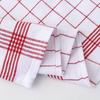 5PCS Reusable Kitchen Tea Towels Quick Drying Checkered Kitchen Towels Plaid Dish Towel  Bar