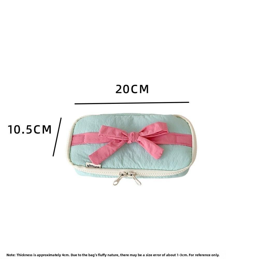 Candy Colored Stationery Storage Bag Large Capacity Storage Bag Pencil Case School Office