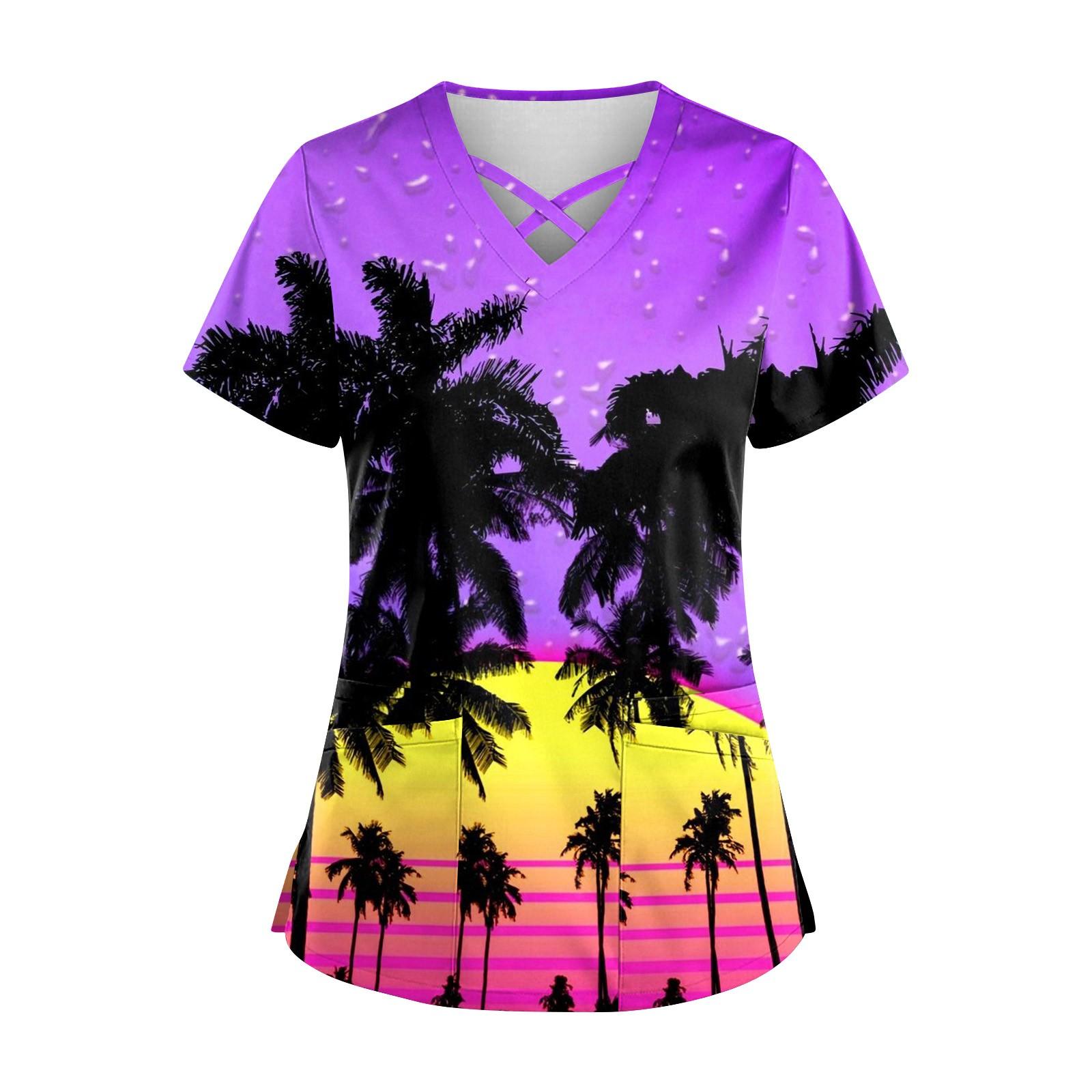 Женская Гавайская униформа с принтом — фото 7