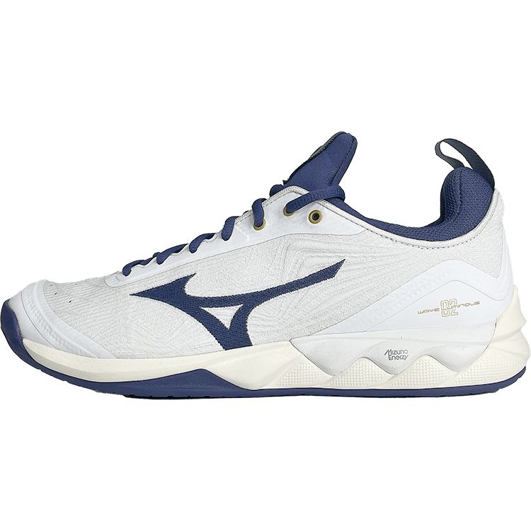 Mizuno Wave Luminous 2 Durable Breathable Non-Slip Professional Competition Low-Top Volleyball Shoes Unisex sneaker White Blue V1GA212043