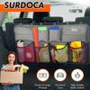 Trunk Storage SURDOCA Car Seat Back Pocket with Large Stable Velcro Easy Suitable for and Car Back Seat Storage Bag - Capacity, Design, Closure,