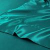 Luxury Satin Fabric Queen Size Bed Sheets Set King High Quality Fitted Sheet Flat Sheet Pillowcase Solid Bed Set Bedsheet Sets