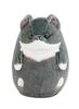 BISQUE Pinched Animals Plush Stuffed Heating Soothing Cute Warmer, Medium, Animals, Hedgehog, Rabbit, Cat, Chinchilla, Cushion, Pad, Gift,