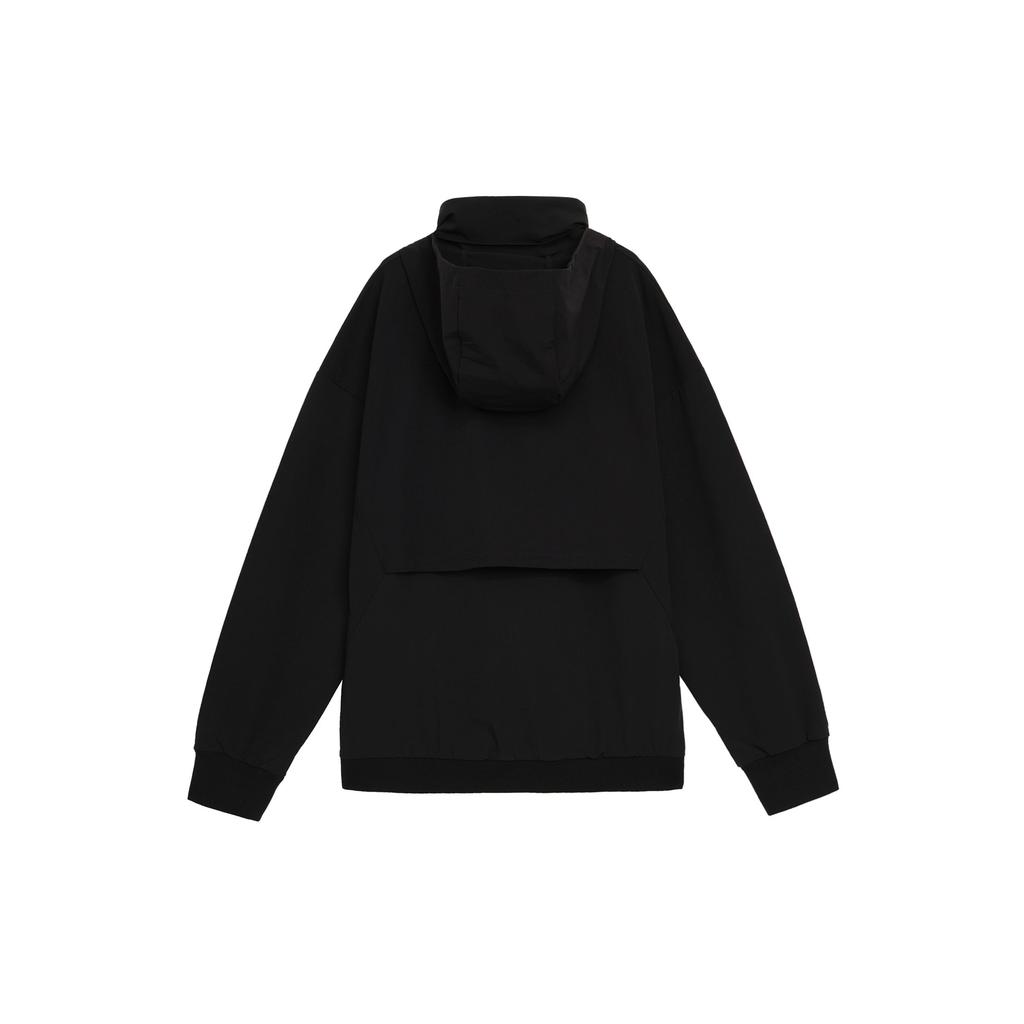 Adidas Terrex Logo Print Solid Color Cargo Pocket Detail Stand Collar Jacket Unisex Jackets Black HN2027