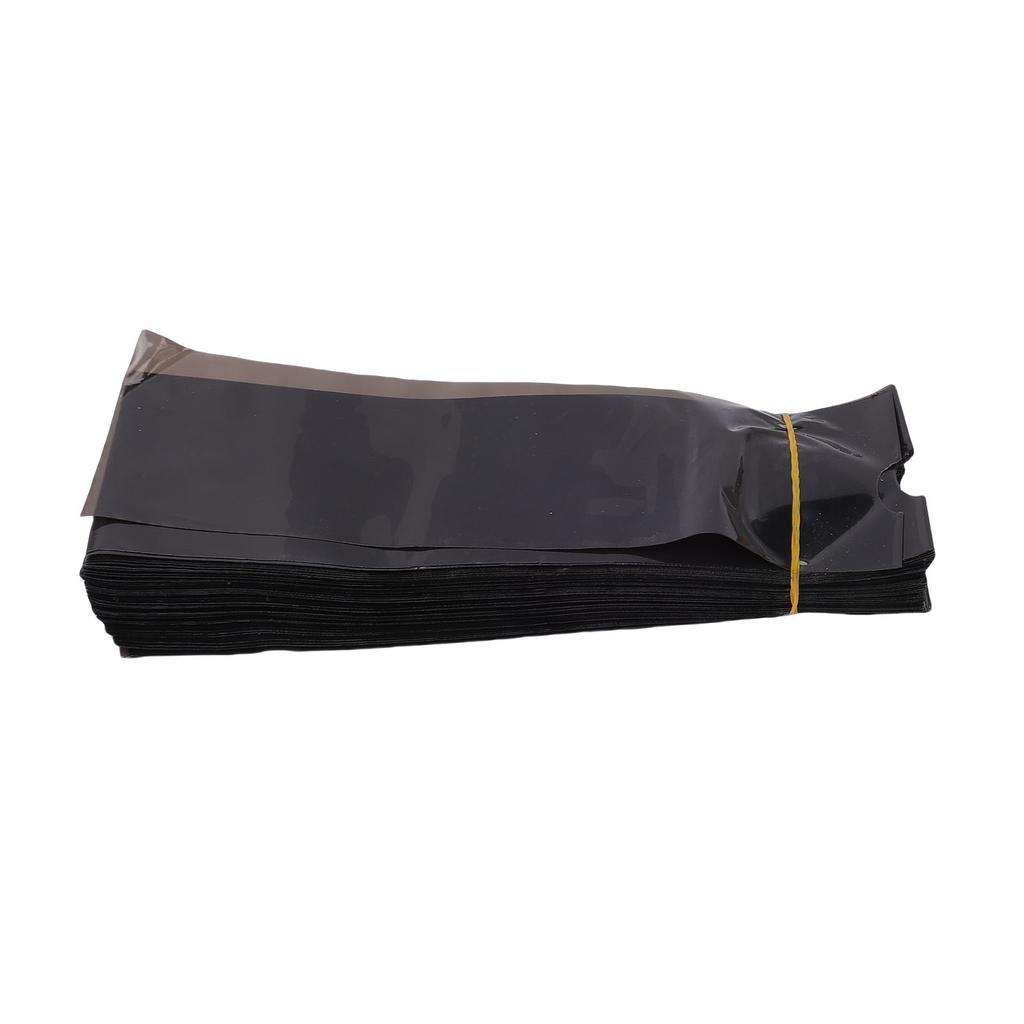 100 Pcs Tattoo Machine Covers Water Proof PE Anti Static Disposable Tattoo Pen Sleeves Black