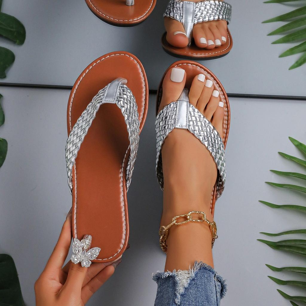 Fashion Flip Flop Leisure Beach Slippers for Women Durable Flat Shoes Lightweight Men's Shoes Design Custom Fashion 2025 Women's Shoes