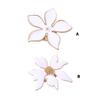 Exaggerated Large Petal Flower Finger Rings Fashion Accessory for Women Grunge Jewelry Statement Pieces Styles