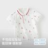 David Bella Boys' Short-sleeved T-shirt Summer Dress Children's Elegant Polo Shirt Boys' Baby Printed Top