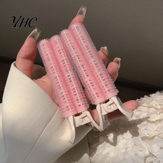 Labor-saving 2 Pcs Hair Volumizing Clips Heatless Seamless Instant Increase Fluffy Volume DIY Puffy Non-electric Curlers Styling Tool