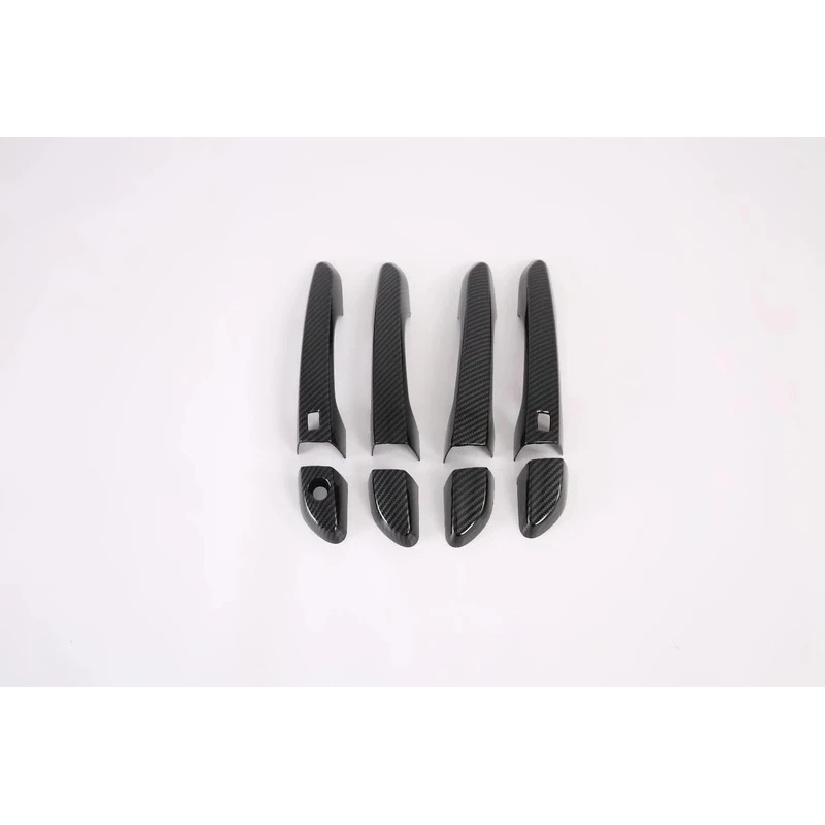 For Hyundai Tucson LHD 2015 2016 2017 2018   ABS Chrome Glossy Black Auto Door Handle Cover Trim Car Styling Accessories