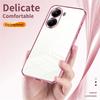 Obudowa z galwanizowaną ramką i miękkim TPU do Xiaomi Redmi Turbo 4 5G/Poco X7 Pro 5G