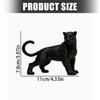 Plastic Panther Statue Decors 3D Printed Animal Figurine Collectible Ornament for Desktop Shelf Educational Play Decors