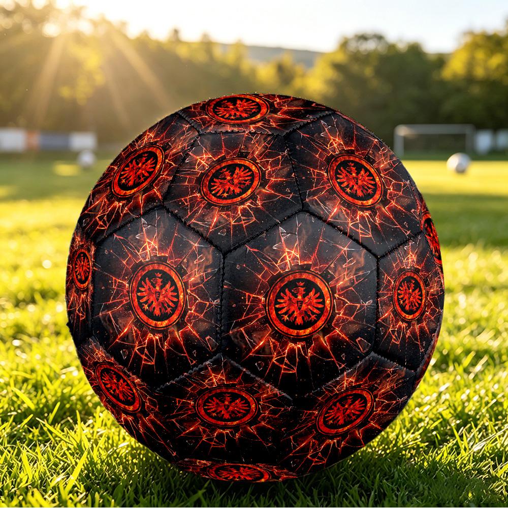 Eintracht Frankfurt FootballPrinted Size 5 Soccer Brt Football, Anti Slip Adult Match Football Souvenir for Football Fans