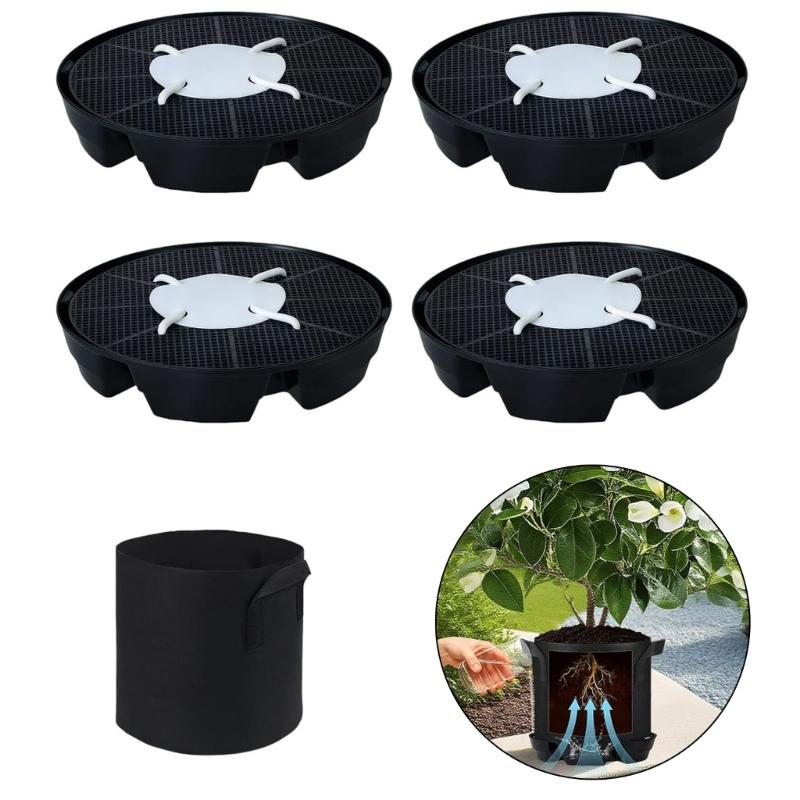 Auto Watering Garden Tray For Potted Plant Adjustable Hydrations System Durability Plastic Construction