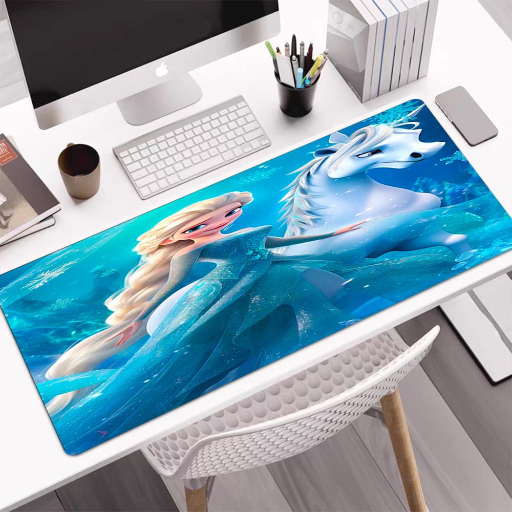 Elsa Theme Mouse Pad, Non Slip Rubber Base, Multifunctional Office & Home Decor, Perfect for Workspace Personalization.