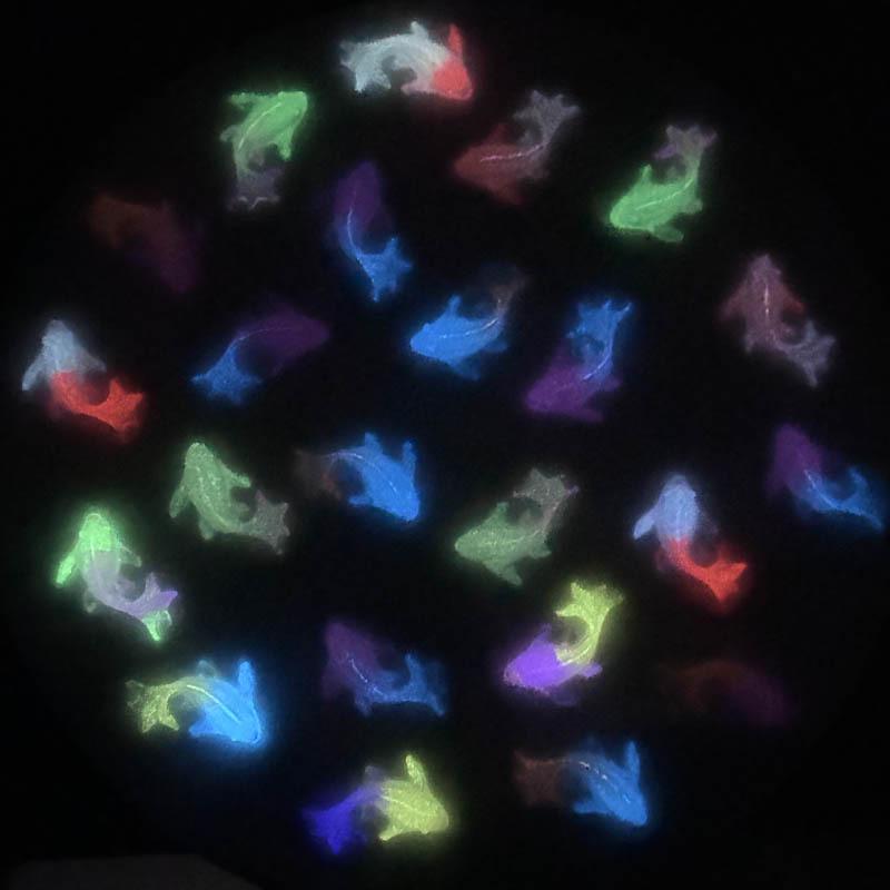 Luminous Dolphin Nail Art Resin Smudge Pack