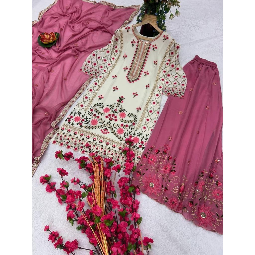 Kurti Plazzo 3 Pcs Pair