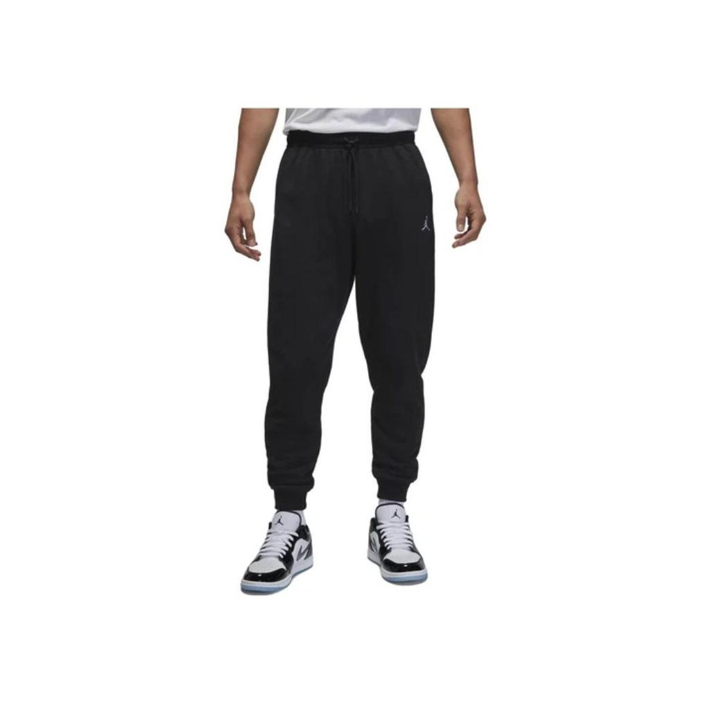 Jordan Stitched Elastic Waist Knit Sweatpants Men Bottoms Black FQ7762-010
