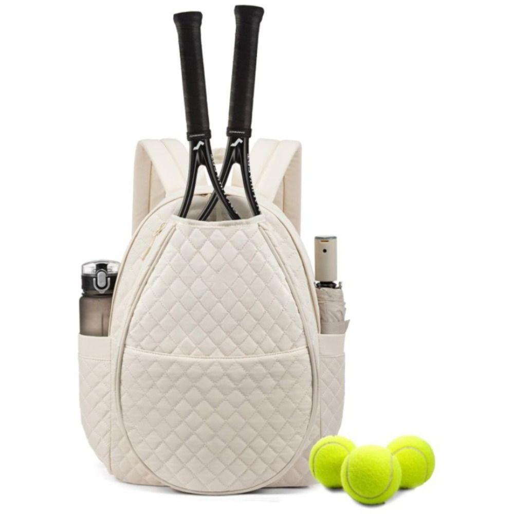 Zipper Closure Tennis Crossbody Backpack Waterproof Tennis Racket Bag  Home Fitness