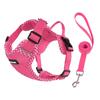 Adjustable Reflective Dog Harness With Leash Small To Medium Dogs Breathable Anti-Escape Chest Vest