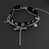 Hottie Chain Cross Guitar Collar Neckband Choker Subculture Punk Necklace Tide