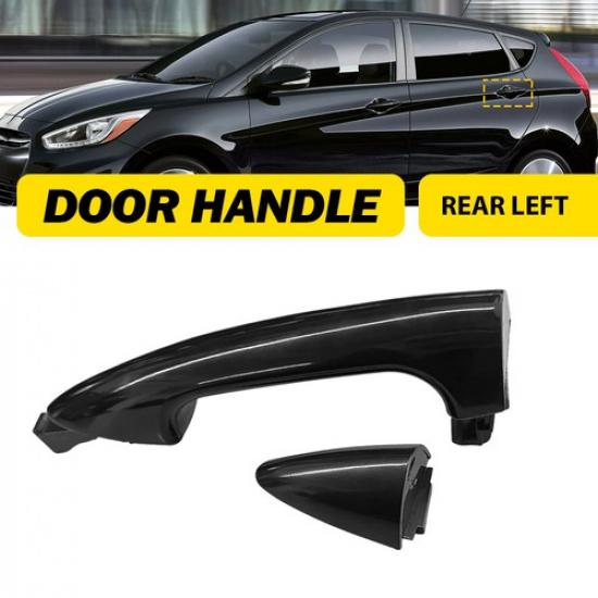 Front Rear Left Right Exterior Outer Door Handle for Hyundai Accent 1.6L 2012-17 Rear Right with Keyhole