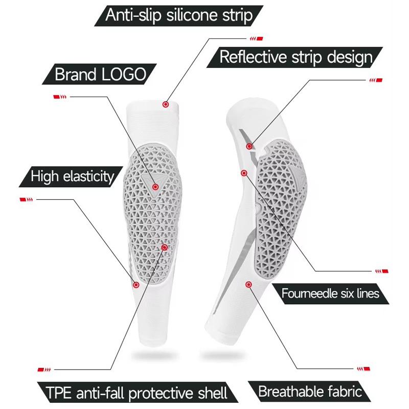 MOTOWOLF Summer Breathable Motorcycle Elbow Pads Elastic Motocross Elbow Protector MTB Cycling Arm Sleeve Motorcycle Equipment