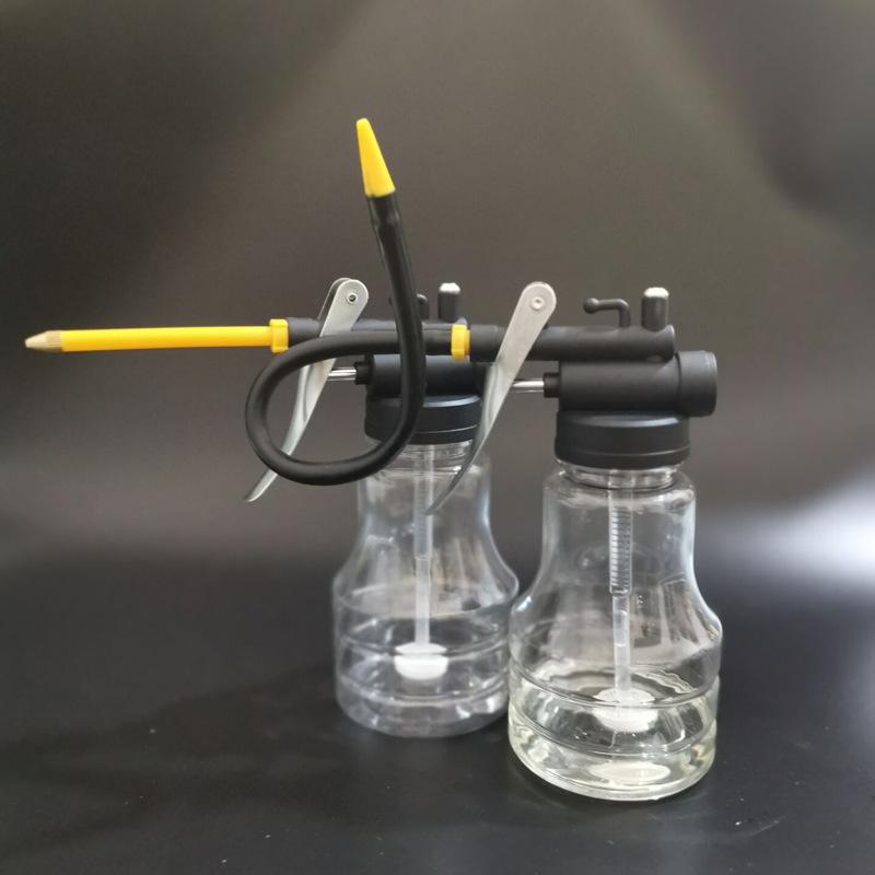 1 Sztuka Przezroczysty Pojemnik na Olej Smarownica 250ml/350ml Olej Smarujący Plastikowa Pompa Maszynowa Pompa Wysokociśnieniowa Smarownica Pistolet do Smaru