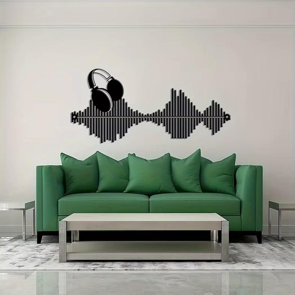 1 шт. Ритм музыки настенное металлическое настенное искусство — фото 6