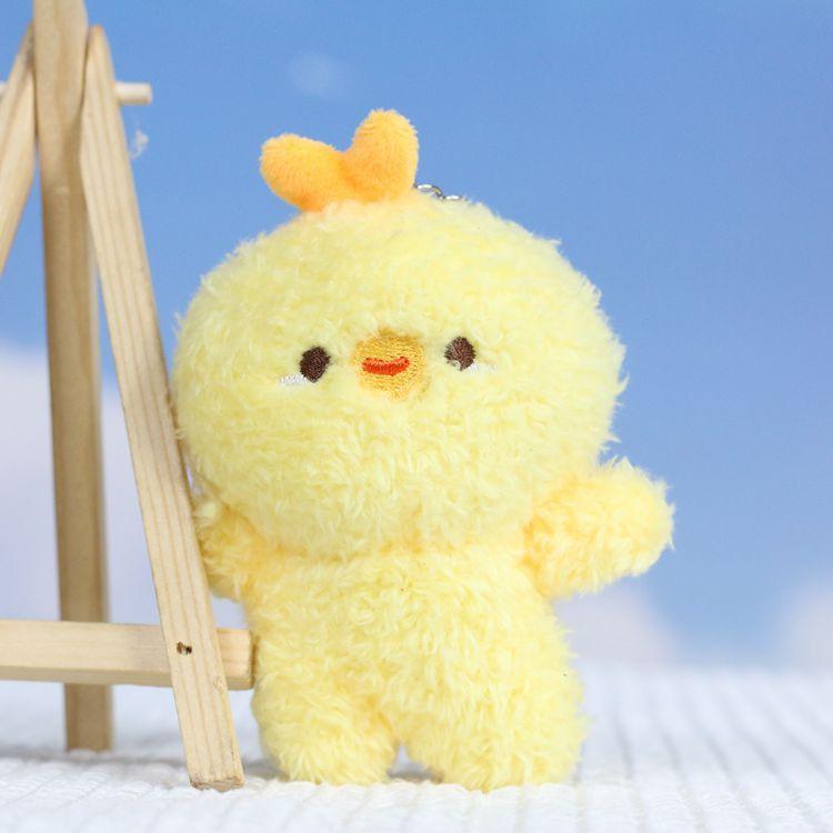 

Плюшевый мишка Очаровательный брелок Милый животный шарм для рюкзака с мягким наполнителем из ПП-хлопка Duck