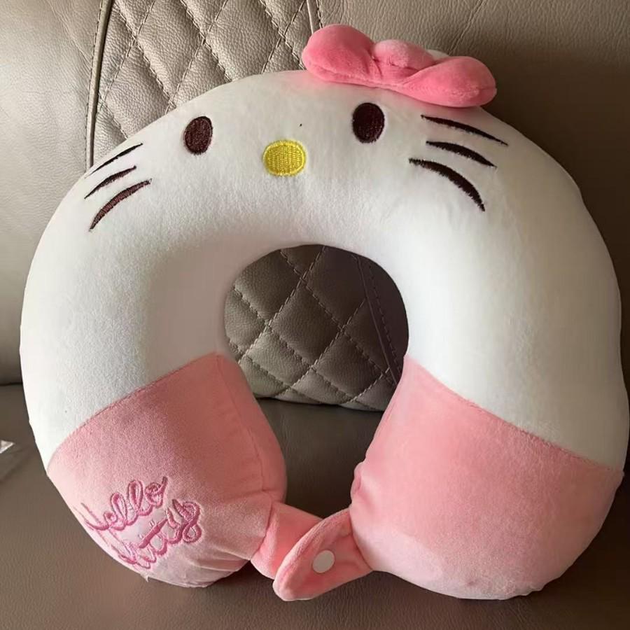 Customized Cartoon U-Shape Neck Pillow with Logo - Perfect for Cervical Support, Travel Comfort, and Company Gifts