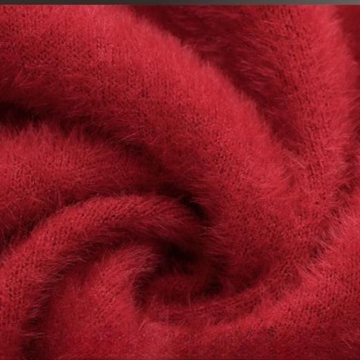 Women's Fleece Sweater Thick Loose Fake Two-Piece Knitted Pullover Sweater Rhinestone Soft Warm Flocked Knit Top Autumn Winter
