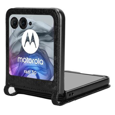 For Motorola Razr 60/Razr 50 5G Phone Case with Card Holder Imprinted Dot Pattern Leather Phone Cover