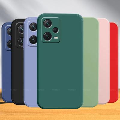 For Redmi Note 12 Pro 5G Case Cover Xiaomi Redmi Note 12 Pro 5G Funda Bumper Liquid Silicone Case Redmi Note 12 Pro 5G