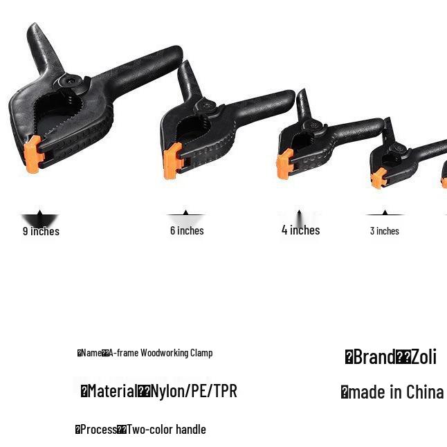 Durable Nylon Spring Woodworking Positioning Clip
