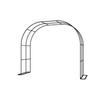 Rust-Proof Arch Trellis: Reinforced Climbing Vine Stand for Indoor/Outdoor Gardens and Courtyards.