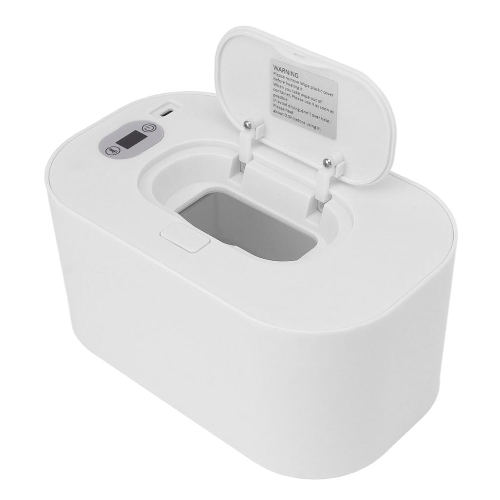 Baby Wipe Warmer USB Constant Temperature Portable Wipe Heater Temperature Adjustment Warm Dispenser 5V