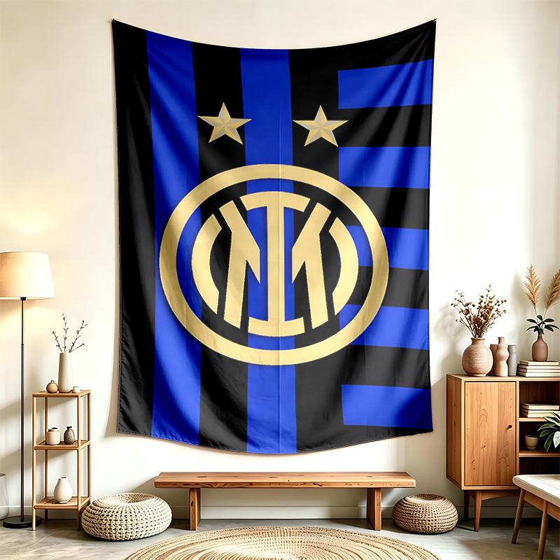 FC Internazionale Milano (23) Wandteppich Geeignet Für Die Dekoration Von Häusern Wohnheimen Und Schlafzimmern Weich Anzufassen Und Ein Perfektes Geschenk Für Freunde Und Familie