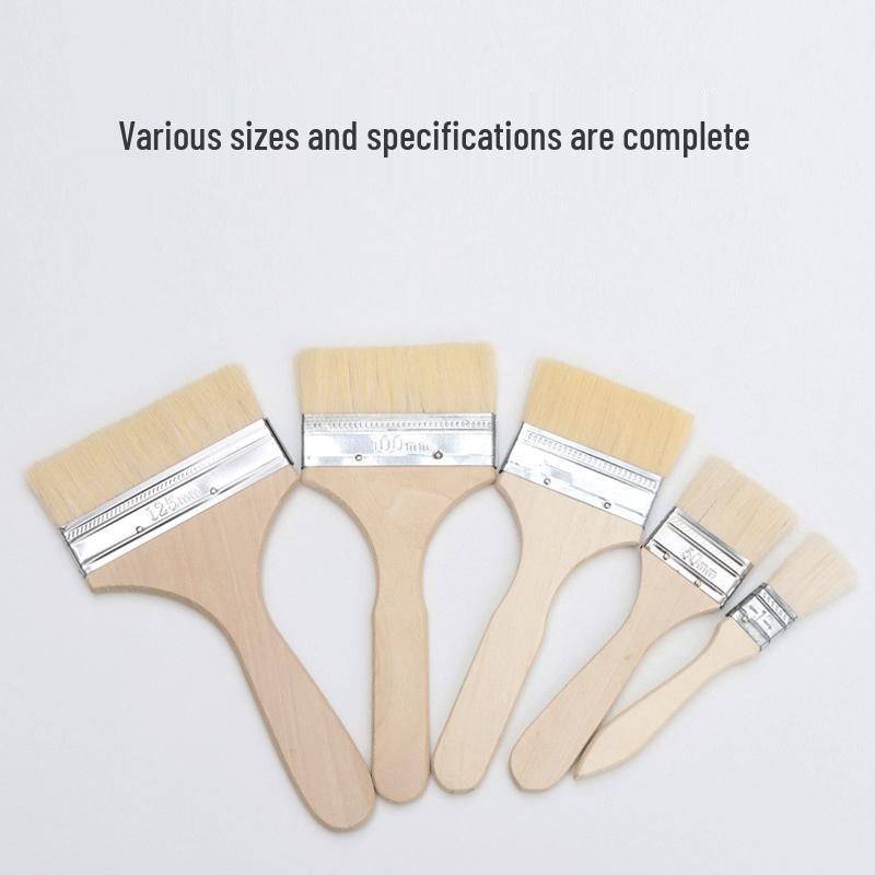 Wooden Handle Wool Paint Brush