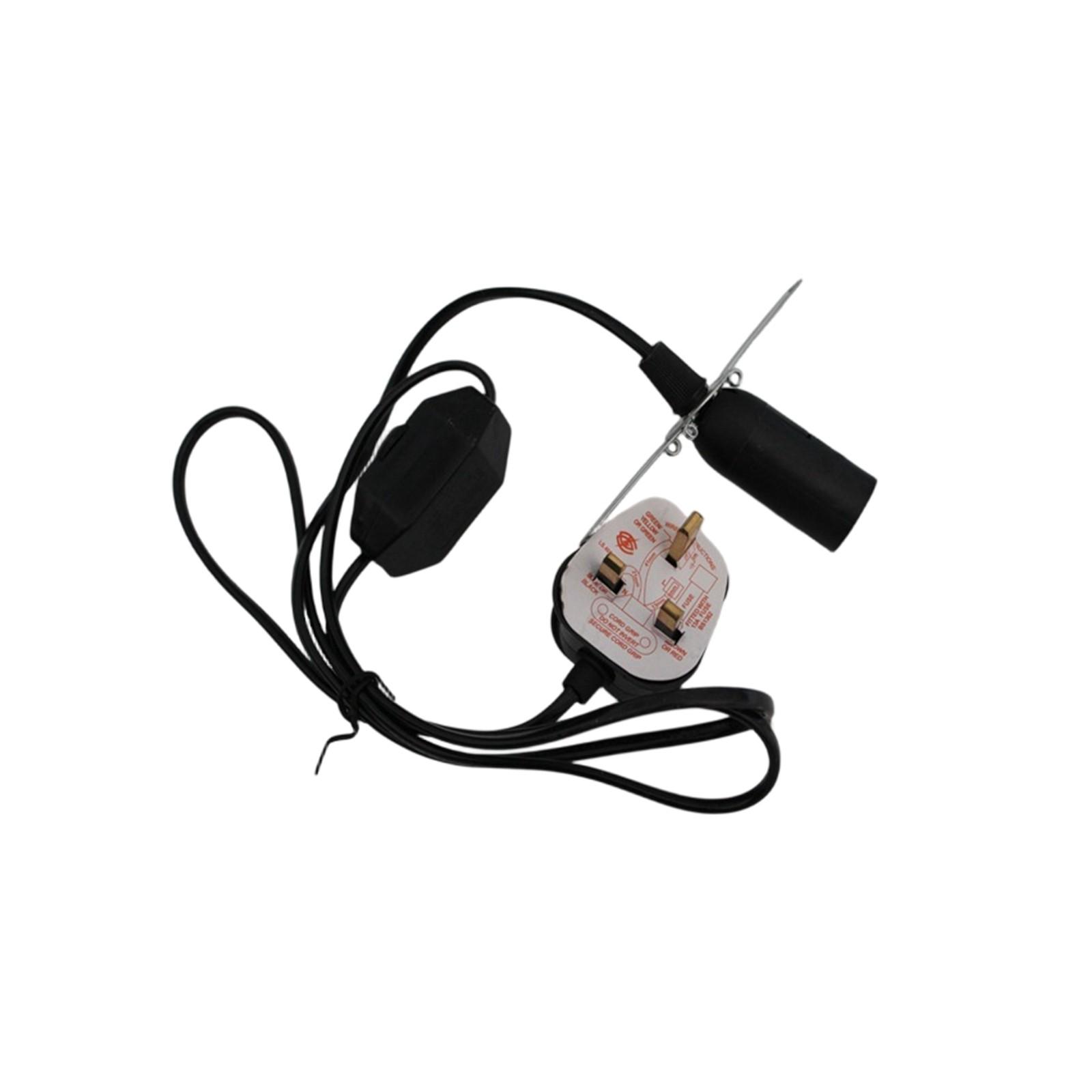 

Световой шнур с регулировкой яркости, шнур питания с зажимом для регулировки яркости, подходит для всех хрустальных светильников, 5 футов One Size