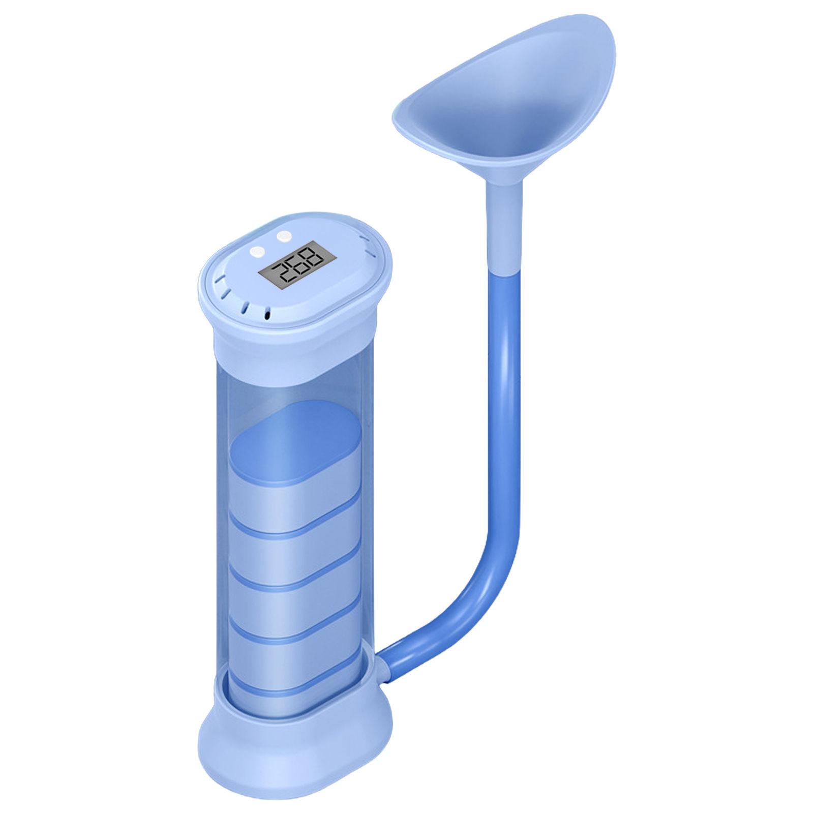 Portable Breathing Dumbbell Abdominal Exercise-Trainer Lung Capacity Enhancer For Home Office Use A синий