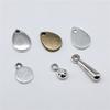 40pcs Water Drops End Beads Earrings Charms For Jewelry Making Supplies Diy Necklace Accessories Crafts Wholesale