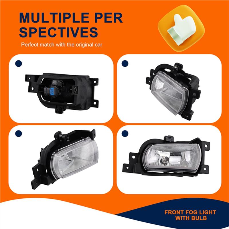 Car Front Fog Light Lamp Assembly With Bulb For KIA Carnival/Grand Carnival III VQ 2006-2015 Left 922014D000